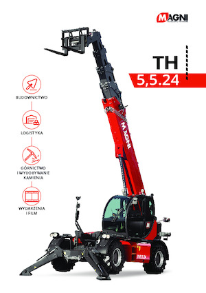 Телескопични манипулатори на материали MAGNI TH 5,5.24