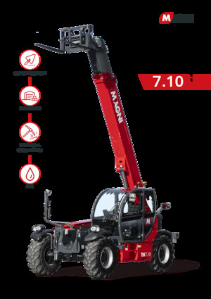 Телескопични манипулатори на материали MAGNI TH 7.10