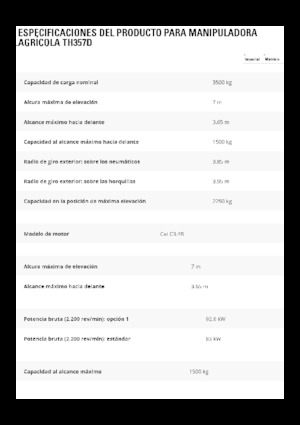 Телескопични манипулатори на материали Caterpillar TH357D