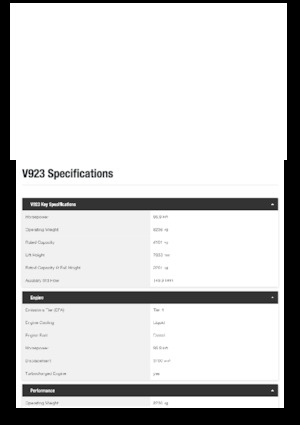 Телескопични манипулатори на материали Bobcat VersaHANDLER V923