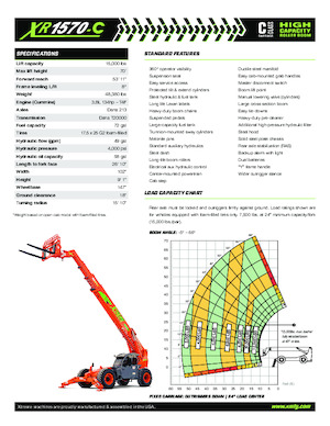 Телескопични манипулатори на материали Xtreme XR1570-C