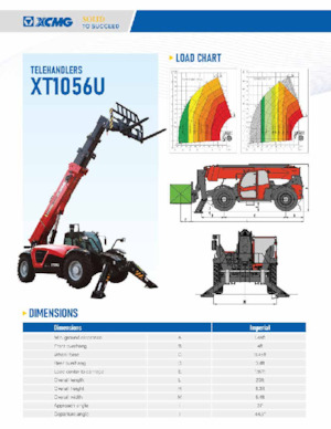 Телескопични манипулатори на материали XCMG XT1056U