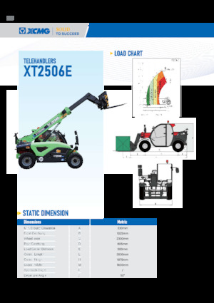 Телескопични манипулатори на материали XCMG XT2506E