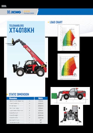 Телескопични манипулатори на материали XCMG XT4018KH