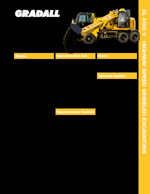 Телескопични екскаватори Gradall XL 4100 V