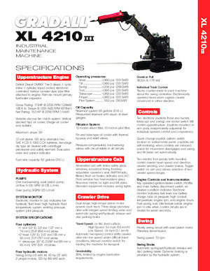 Телескопични екскаватори Gradall XL 4210 III