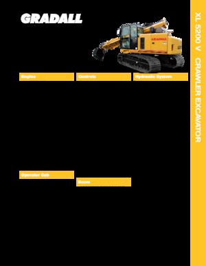 Телескопични екскаватори Gradall XL 5200 V