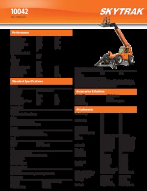 Телескопични манипулатори на материали JLG 10042