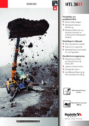 Телескопични манипулатори на материали Haulotte HTL3617