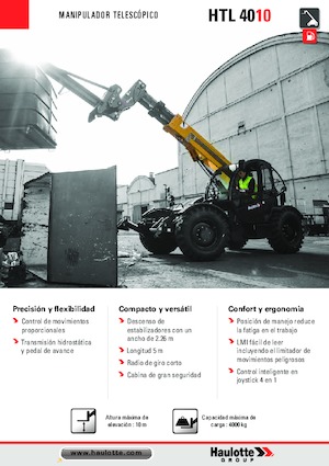 Телескопични манипулатори на материали Haulotte HTL4010
