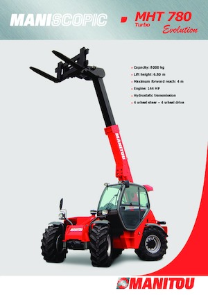 Телескопични манипулатори на материали Manitou MHT 780