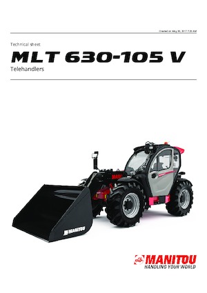 Телескопични манипулатори на материали Manitou MLT 625