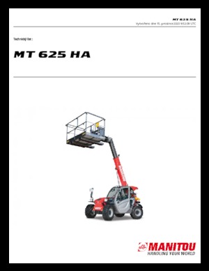 Телескопични манипулатори на материали Manitou MT 625 HA