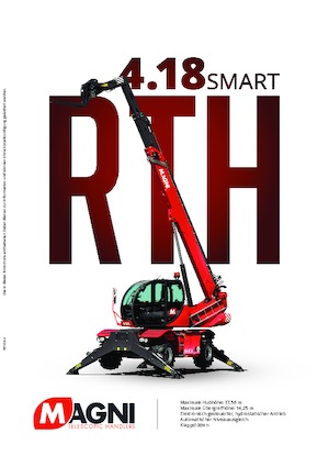 Телескопични товарачи с горна конструкция MAGNI RTH 4.18 Smart