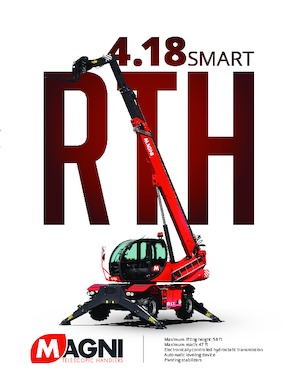 Телескопични товарачи с горна конструкция MAGNI RTH 4.18 Smart