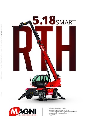 Телескопични товарачи с горна конструкция MAGNI RTH 5.18 Smart