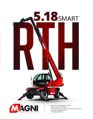 Телескопични товарачи с горна конструкция MAGNI RTH 5.18 Smart