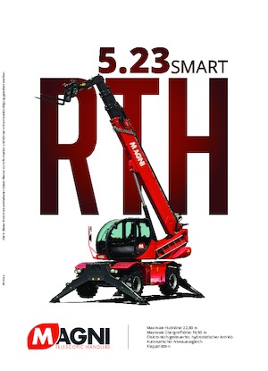 Телескопични товарачи с горна конструкция MAGNI RTH 5.23 Smart