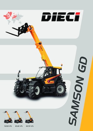 Телескопични манипулатори на материали Dieci Samson 65.8 VS EVO2