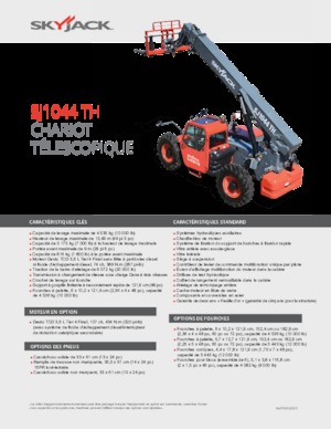 Телескопични манипулатори на материали Skyjack SJ1044 TH