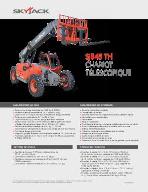 Телескопични манипулатори на материали Skyjack SJ843 TH