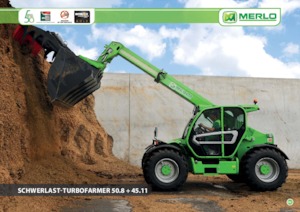 Телескопични манипулатори на материали Merlo TF 50.8 T-CS-156-CVTRONIC