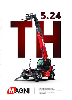 Телескопични манипулатори на материали MAGNI TH 5.24