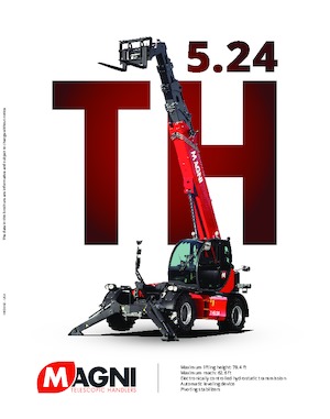 Телескопични манипулатори на материали MAGNI TH 5.24