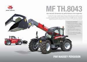 Телескопични манипулатори на материали Massey Ferguson TH.8043