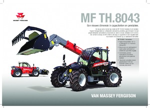 Телескопични манипулатори на материали Massey Ferguson TH.8043