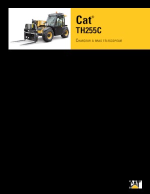 Телескопични манипулатори на материали Caterpillar TH255C