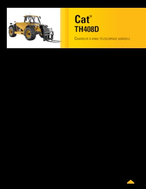 Телескопични манипулатори на материали Caterpillar TH408D