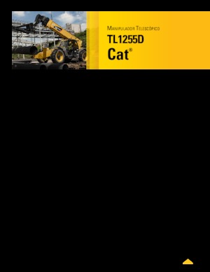 Телескопични манипулатори на материали Caterpillar TL1255D