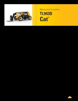 Телескопични манипулатори на материали Caterpillar TL943D