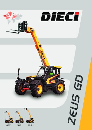 Телескопични манипулатори на материали Dieci Zeus 38.10