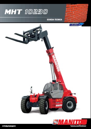 Телескопични манипулатори на материали Manitou MHT 10230