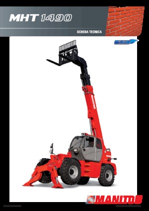 Телескопични манипулатори на материали Manitou MHT 1490