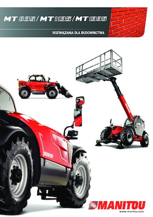 Телескопични манипулатори на материали Manitou MT 1335 H easy