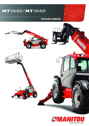 Телескопични манипулатори на материали Manitou MT 1840 easy