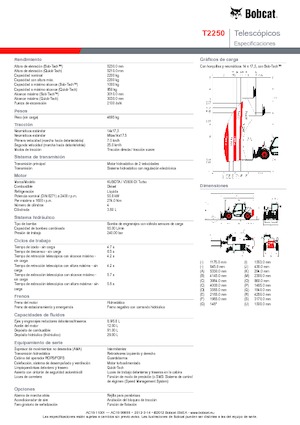 Телескопични манипулатори на материали Bobcat T 2250