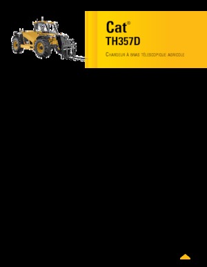 Телескопични манипулатори на материали Caterpillar TH357D