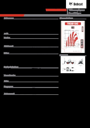 Телескопични товарачи с горна конструкция Bobcat TR38160EVO IIIB