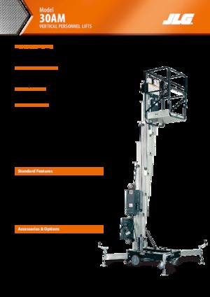 Подемници с единична вертикална мачта JLG 30AM