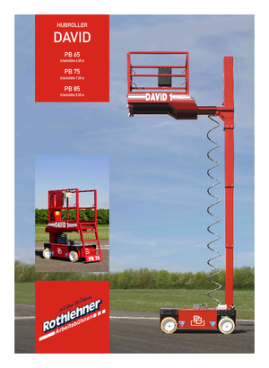 Колесни ножични автовишки PB David 1 PB 75