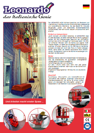 Подемници с единична вертикална мачта Bravi Leonardo Outdoor