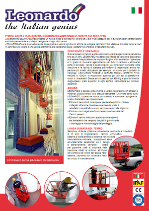 Подемници с единична вертикална мачта Bravi Leonardo Outdoor