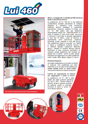 Подемници с единична вертикална мачта Bravi Lui 460