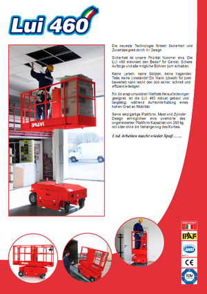 Подемници с единична вертикална мачта Bravi Lui 460