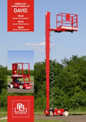 Подемници с единична вертикална мачта PB PB David 85