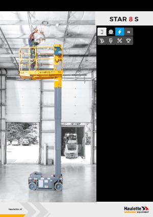 Подемници с единична вертикална мачта Haulotte Star 8 S